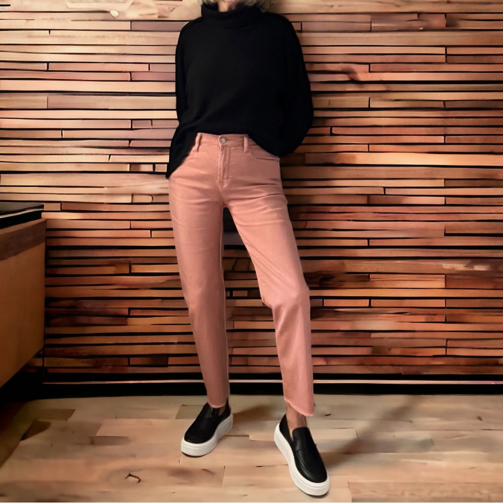 Kensie “The Slim” Cropped Jeans with Rough Hem 4/27